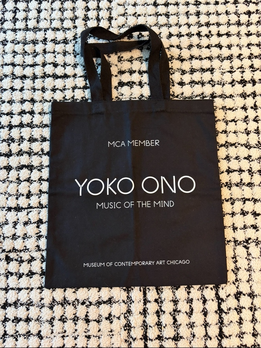 Yoko Ono Music of the Mind Tote - Exclusive MCA Chicago Member Item